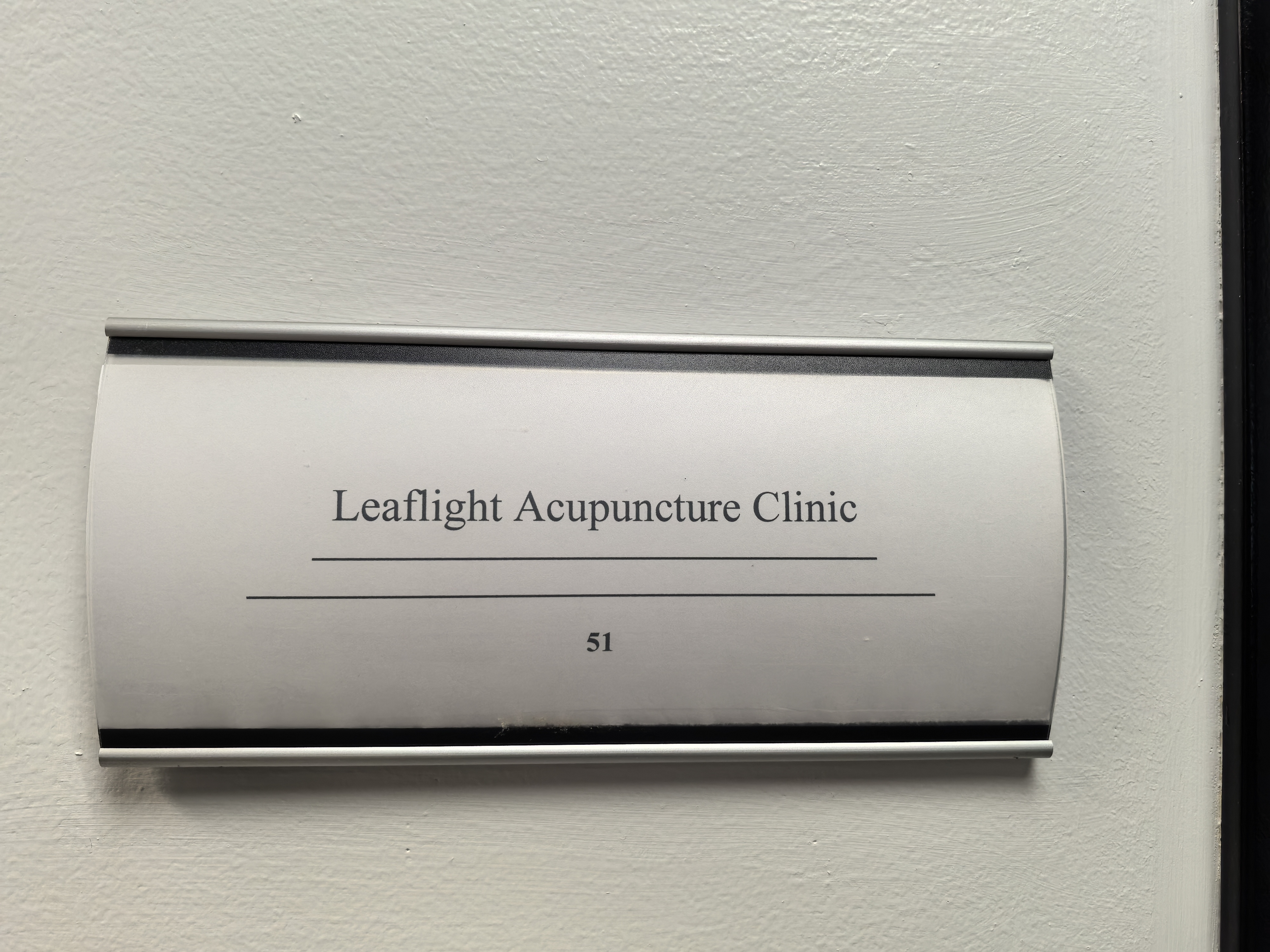Clinic Nameplate